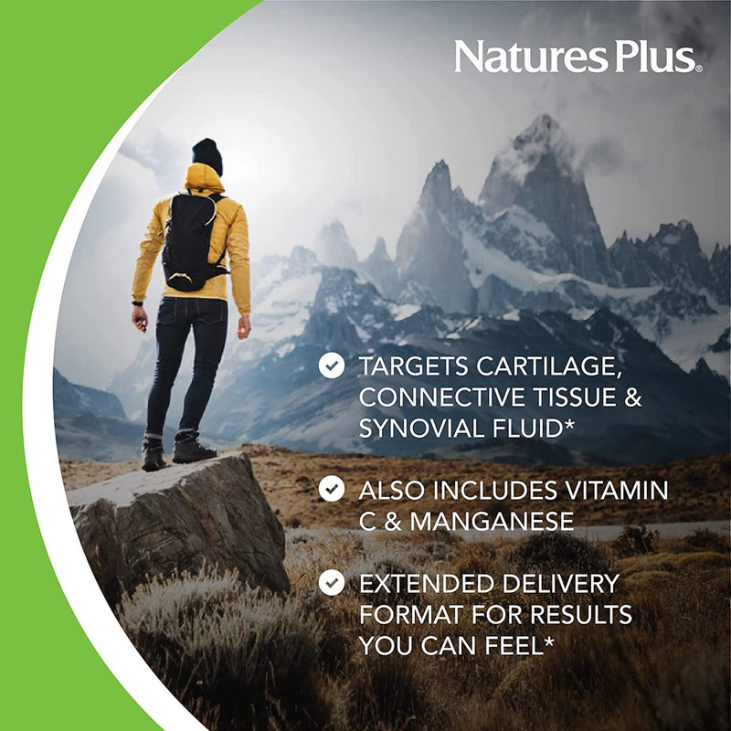 [Australia] - NaturesPlus Ultra Joint Glucosamine Chondroitin MSM Tablets - Joint Care Supplement - Glucosamine Sulphate Manganese and Vitamin C - Gluten Free - 90 Tablets 