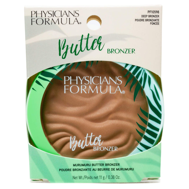 [Australia] - Physicians Formula - Murumuru Butter Bronzer - Face Bronzer with Ultra-Rich Formula with Murumuru Butter for Radiant Brightness, Creamy and Soft Texture - Bright Finish - Deep Bronzer 
