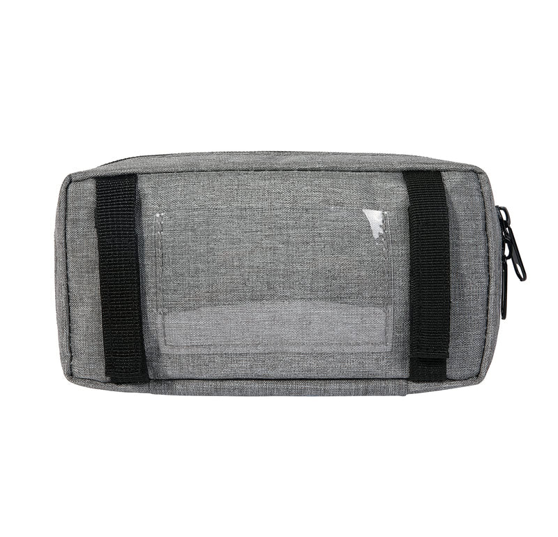 [Australia] - Insulin Cooling Case Pack,Travel Medicine Organizer,Portable Diabetic Supplies Cooler Handy Bag Pouch with 2 Ice Gel Pack (Grey) Grey 