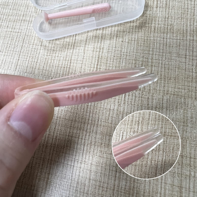 [Australia] - 3 Packs Contact Lens Applicator Contact Lens Remover Tools and Contact Lens Tweezers Contact Lens Suction Stick Handler with Storage Case, Pink, Blue, White 