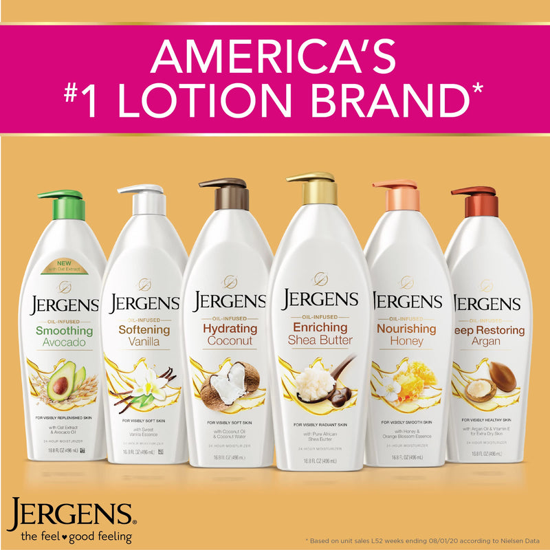 [Australia] - Jergens Hydrating Dry-skin Lotion, Coconut, 16.8 oz 