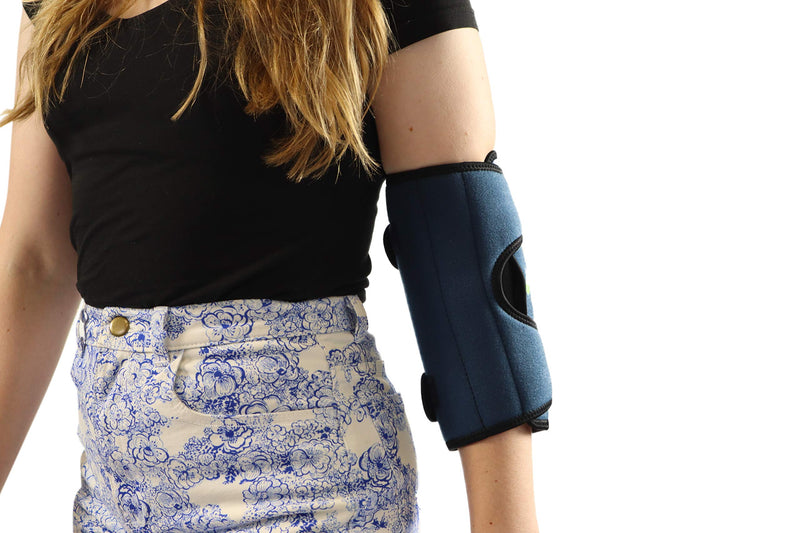 [Australia] - Premium Adult Elbow Immobilizer Stabilizer Support Brace/Splint - Cubital Tunnel Brace for Sleeping - Ulnar Nerve Brace, Tennis, Tendonitis Elbow Brace - Large Large (Pack of 1) 