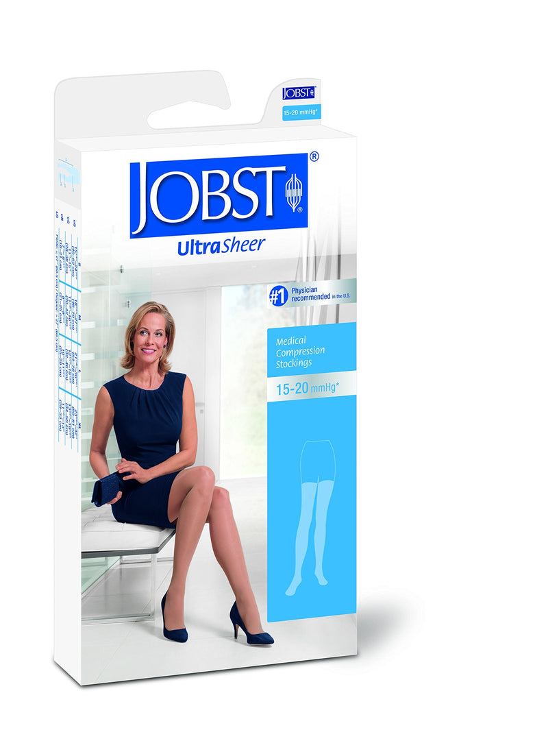 [Australia] - BSN Medical 122303 JOBST Compression Stocking, Thigh High, 15-20 mmHg, Closed Toe, X-Large, Natural 