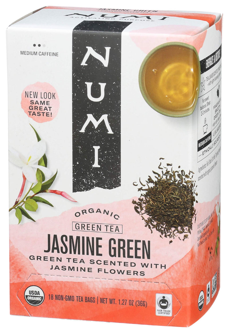 [Australia] - Numi Organic Tea Jasmine Green, 18 ct 18 Count (Pack of 1) 