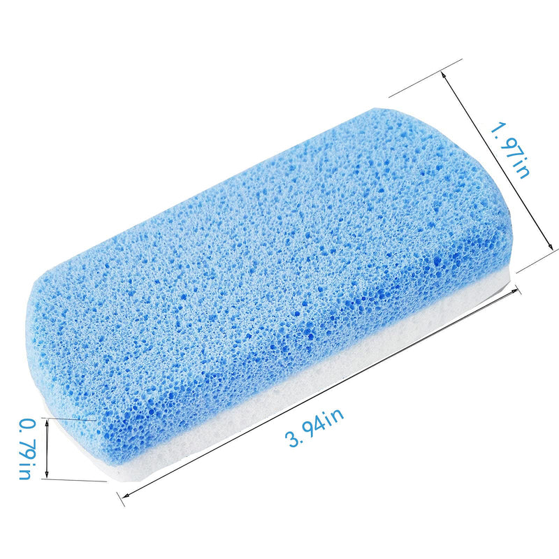 [Australia] - KLLENAKIY Foot Pumice Scrubber Stone for Feet Thick Skin buildup Callus Remover and Cuticle (Blue) Blue 