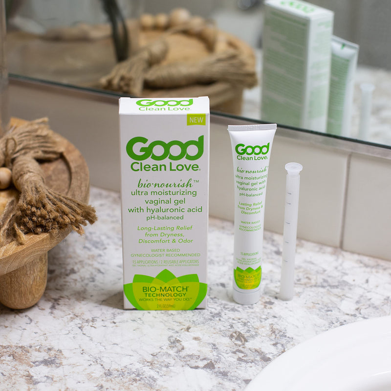 [Australia] - Good Clean Love BioNourish Ultra Moisturizing Vaginal Gel with Hyaluronic Acid, pH-Balanced & Water-Based, Long Lasting Relief from Dryness & Discomfort for Women, 2 Oz (2-Pack) 2-pack 