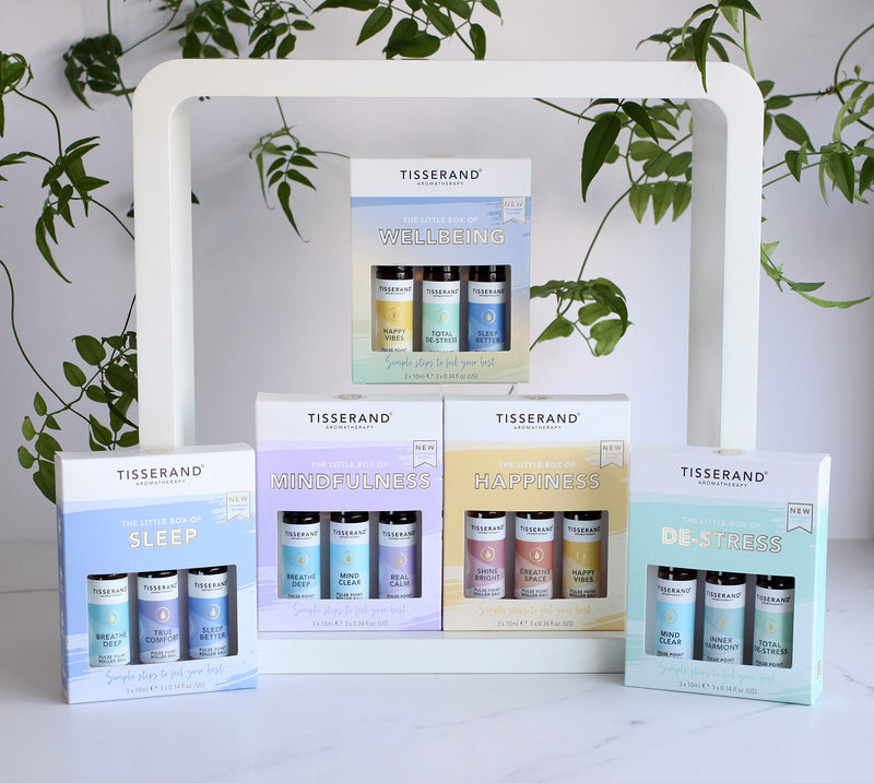 [Australia] - Tisserand Aromatherapy - The Little Box of Mindfulness - Breathe Deep, Mind Clear, Real Calm - 100% Natural Pure Essential Oils - 3x10ml 10 ml (Pack of 3) 