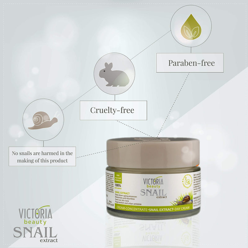 [Australia] - Snail Extract Day and Night Anti-Aging Cream - Intensive Natural Cream - Activates the Synthesis of Hyaluronic Acid for Deep Nourishment 