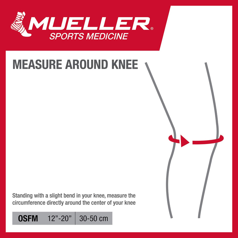 [Australia] - Mueller Sports Medicine Adjustable Knee Support, OSFM, 0.44 Pound OSFM 12"-20" 