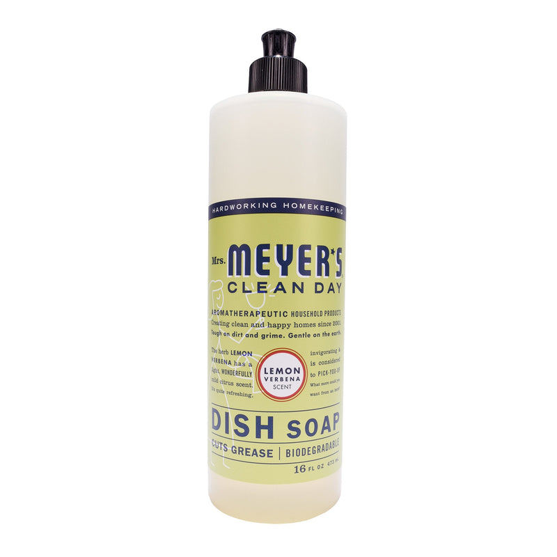 [Australia] - Mrs. Meyer's Clean Day Liquid Dish Soap, Lemon Verbena, 16 ounce bottle 
