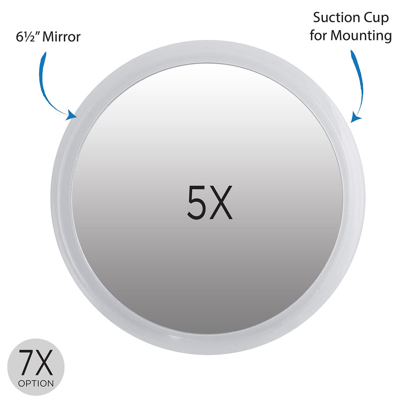 [Australia] - Zadro 5x Mag for My Eyes Only Acrylic Suction Cup Mirror, 7-Inch 