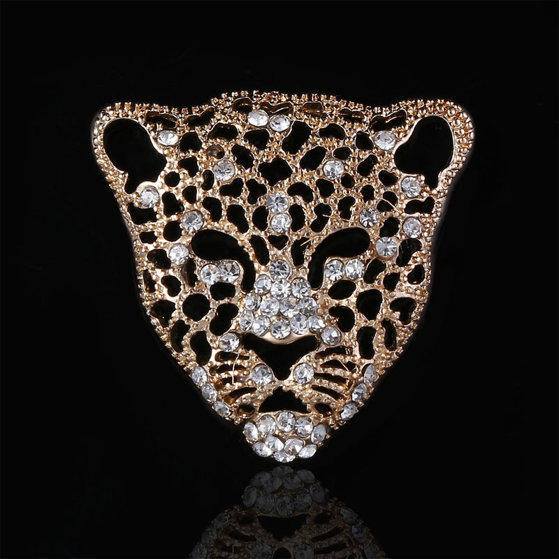 [Australia] - Leopard Brooch Pin Jewelry for Men Suits Valentines Day Gifts for Boyfriend Fathers Day Gifts from Daughter Papa Gifts 