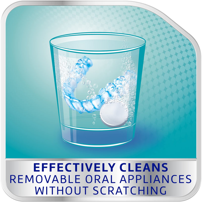 [Australia] - Poligrip Pro Guard Antibacterial Daily Dental Cleaner and Retainer 30 Tablets, 3 Pack 