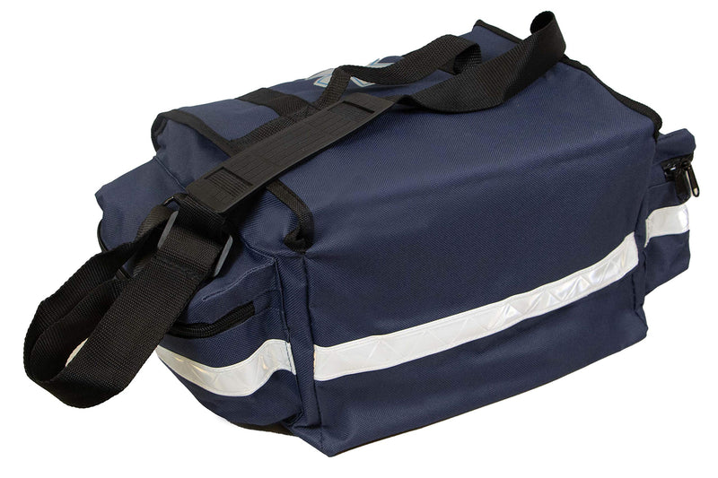 [Australia] - Primacare KB-RO74-R First Responder Bag for Trauma, Professional Multiple Compartment Kit Carrier for Emergency Medical Supplies, Red, 17 x 9 x 7 inches 