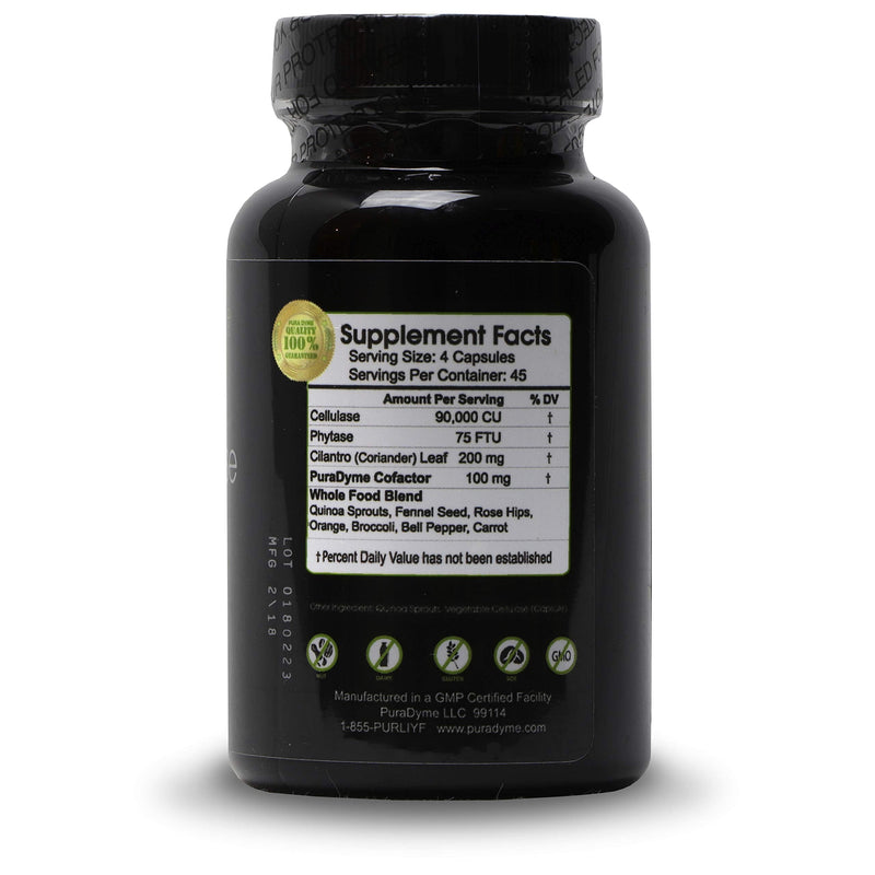 [Australia] - PuraDyme Cellulase Individual Enzyme - 180 Capsules 