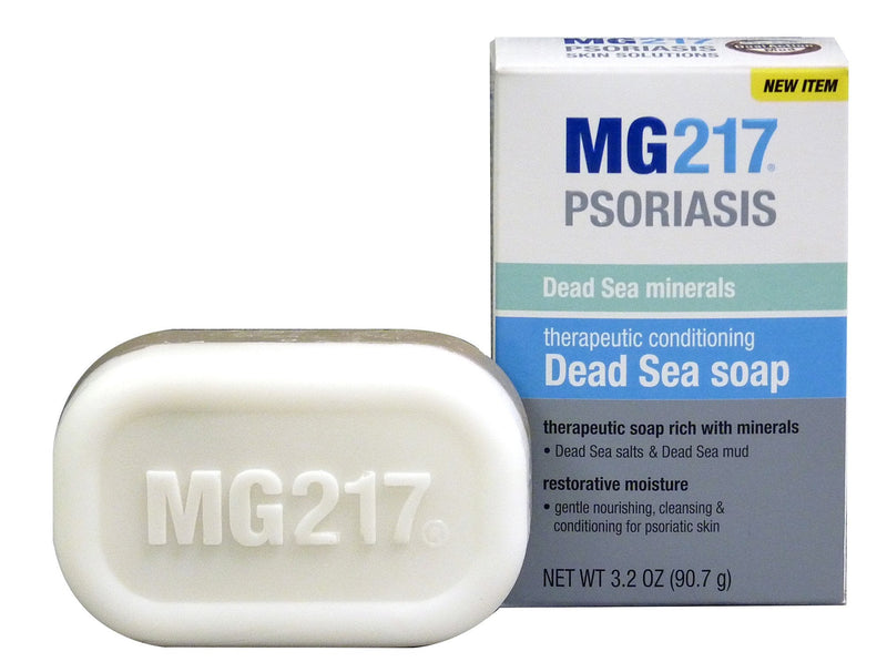 [Australia] - MG217 Psoriasis Dead Sea Bar Soap - with Aloe and Vitamin E, 3.2 Ounce 