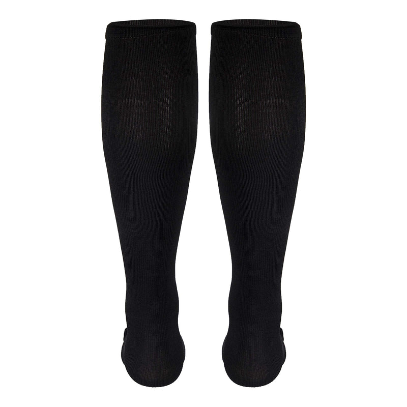 [Australia] - Truform Compression Socks, 30-40 mmHg, Men's Dress Socks, Knee High Over Calf Length X-Large (Pack of 1) Black 
