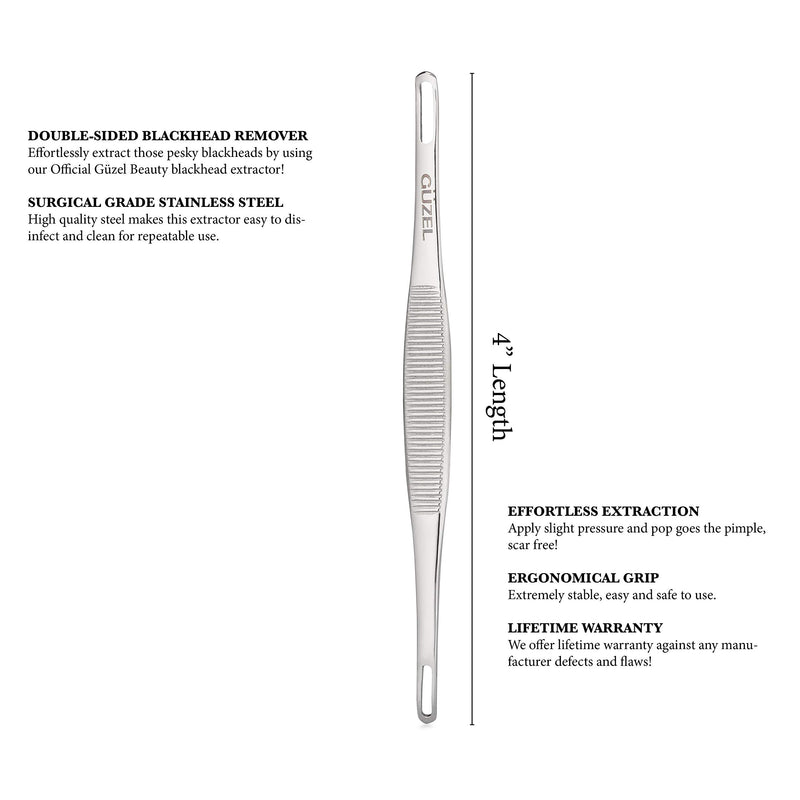 [Australia] - Official Güzel Beauty Schamberg Comedone Blackhead Extractor/Blackhead Remover/Whitehead Extractor/Whitehead Remover/Acne Remover Made From 100% Stainless Steel With 