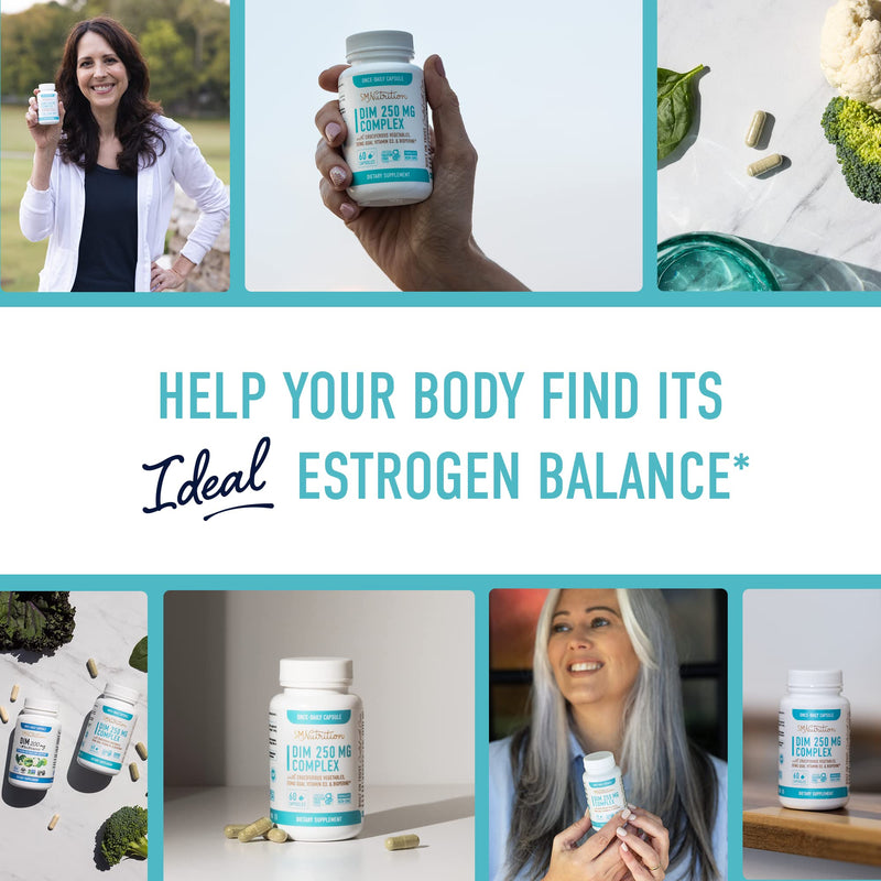 [Australia] - DIM Supplement 250 mg - Estrogen Balance for Women - Hormone Menopause Relief, Hormonal Acne Treatment, PCOS & Estrogen Metabolism Support Supplements with Dong Quai - Gluten-Free, 2-Month Supply DIM 250 Veggie Complex 