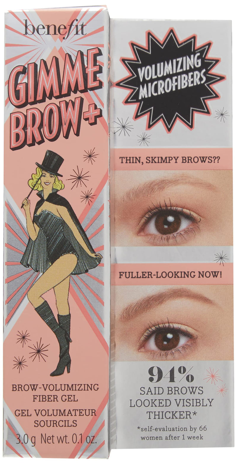 [Australia] - Benefit Gimme Brow+ Volumizing Fiber Gel, #3 Medium Neutral Light Brown, 0.05 Fl Oz 3 Medium Neutral Light Brown 