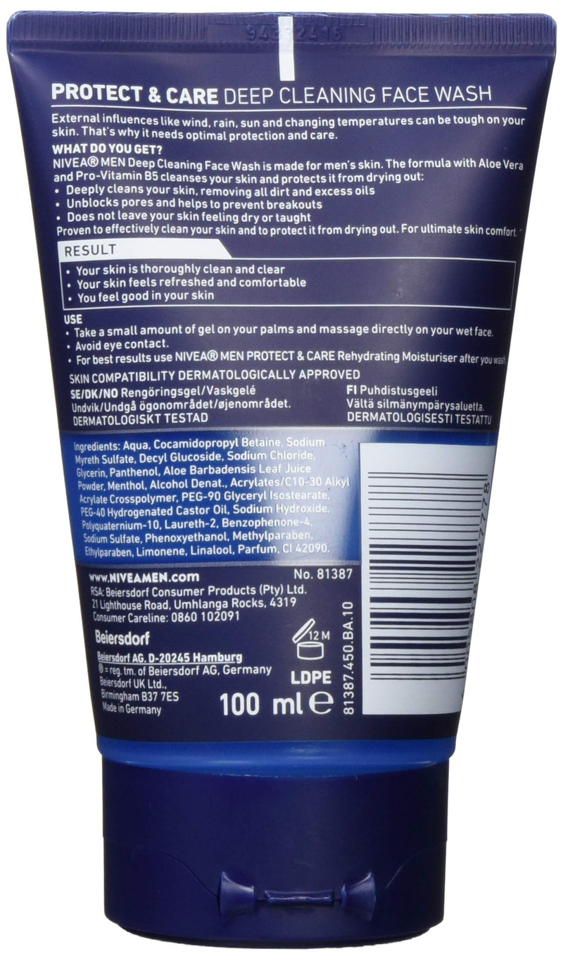 [Australia] - Beiersdorf Originals Deep Cleaning Face Wash 100 ml 