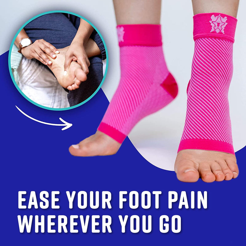 [Australia] - Bitly Plantar Fasciitis for Women & Men Socks Foot & Ankle Compression Sleeve, Nude, XL X-Large Beige 1 