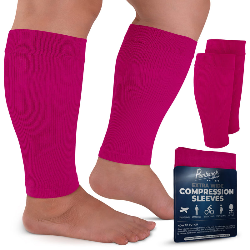 [Australia] - Pembrook Plus Size Compression Toeless Socks and Sleeves Bundle 