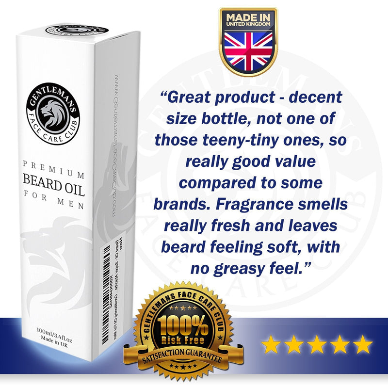 [Australia] - Beard Oil 100ml - Extra Large Bottle - Premium Beard Conditioning Oil For Men 100 ml (Pack of 1) 