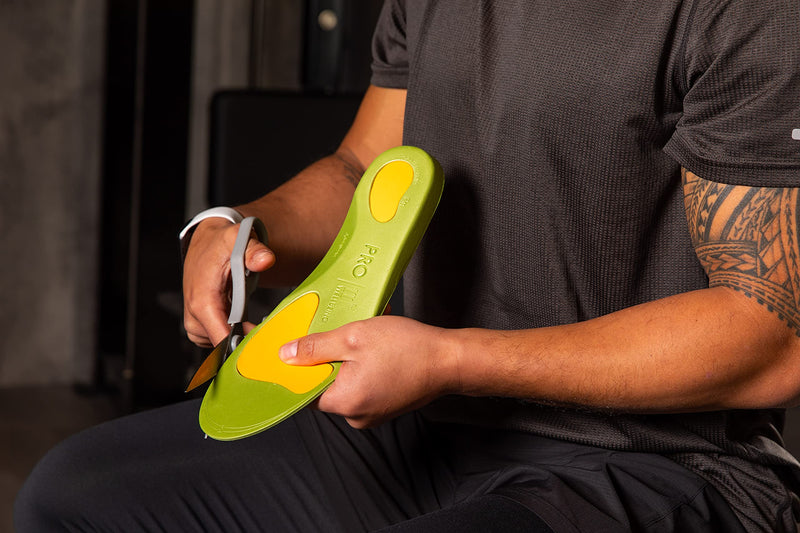 [Australia] - PRO 11 WELLBEING Plantar Series Orthotic Insoles Full Length with Arch Supports, Metatarsal and Heel Cushion for Plantar Fasciitis Treatment 5/6.5 UK 