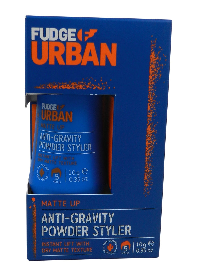[Australia] - Fudge Urban Texturising Hair Styling Powder, Anti-Gravity Powder Styler, Matte Look Volumising Powder for Invisible Texture and Volume,10 g 