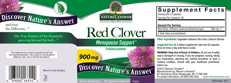[Australia] - Natures Answer Red Clover 900mg 