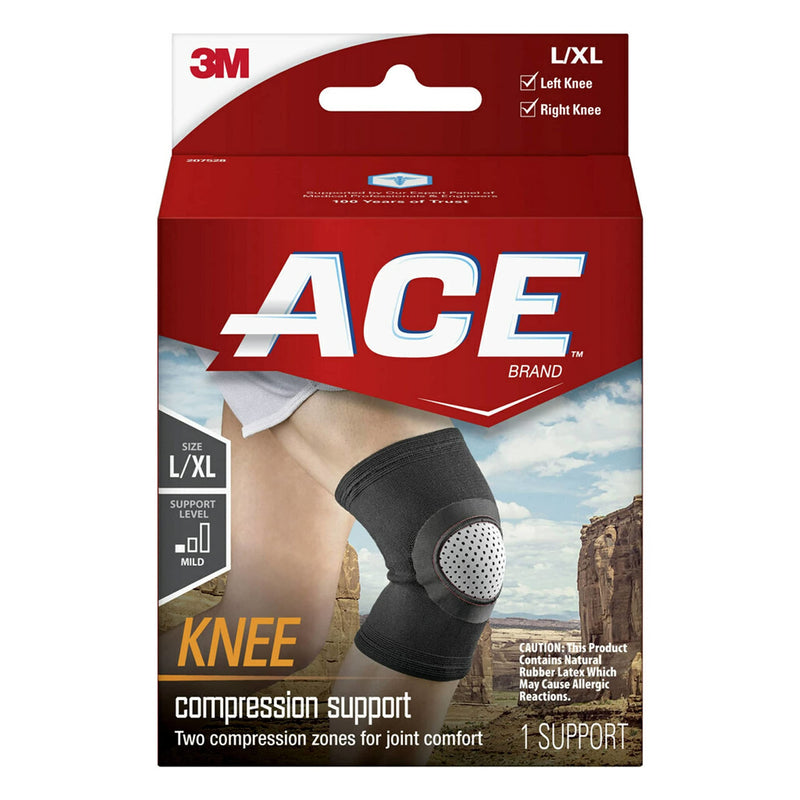 [Australia] - ACE Elasto-Preene Knee Support, Large/XLarge, Black (229067) Large/X-Large (Pack of 1) 