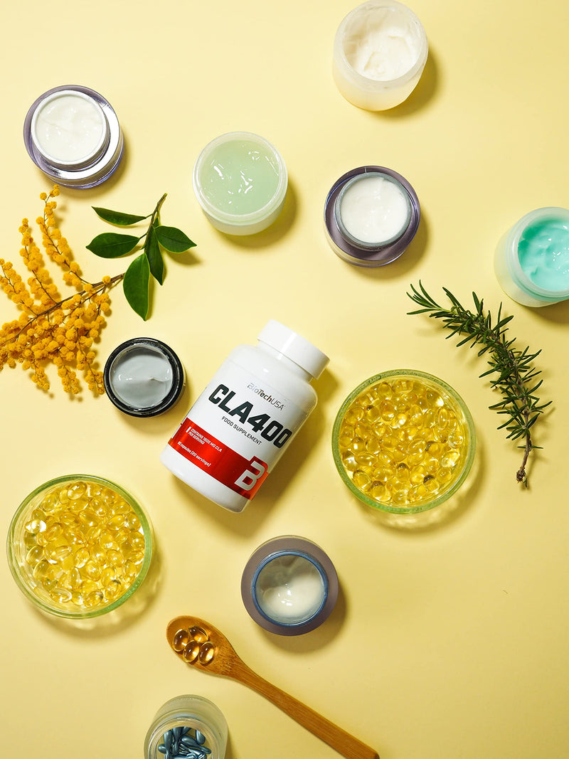 [Australia] - BioTechUSA CLA 400, Conjugated linoleic Acid containing Food Supplement softgel Capsules, 80 softgel Capsules 