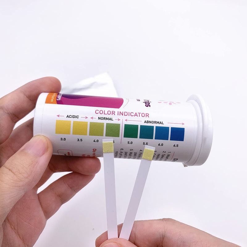 [Australia] - Vaginal ph Test Strips for Women(50 cnt). BV Bacterial Vaginosis and Yeast Infection Test Strips. Feminine pH Test for Vaginal Health, Acidity, and Alkalinity. Strips in Sealed Pouches 