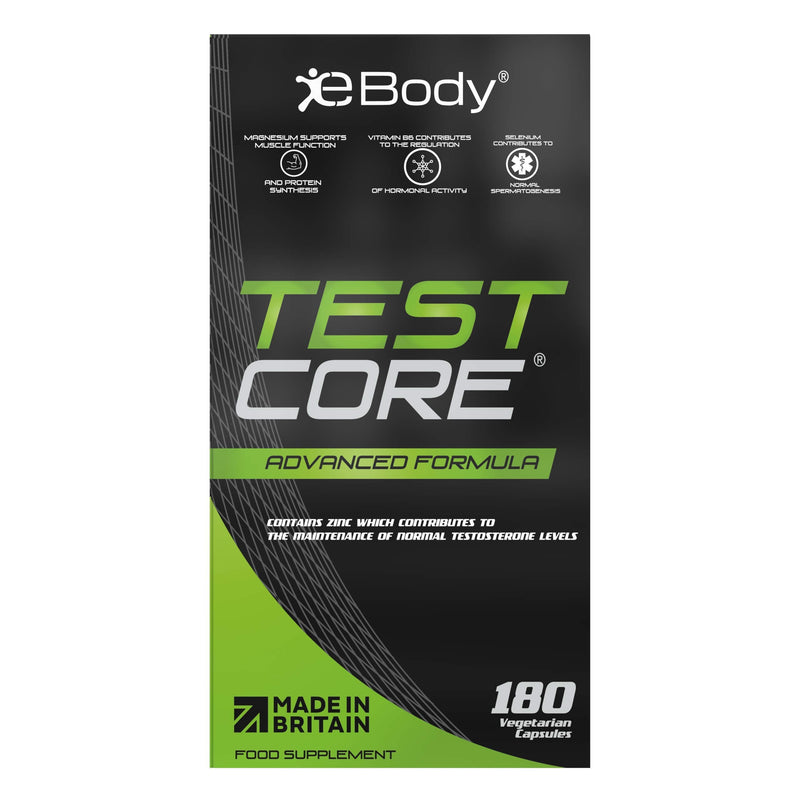 [Australia] - Testcore Testosterone Boosters for Men contains Zinc which Contributes to the Maintenance of Normal Testosterone Levels (180 Vegetarian Capsules) 