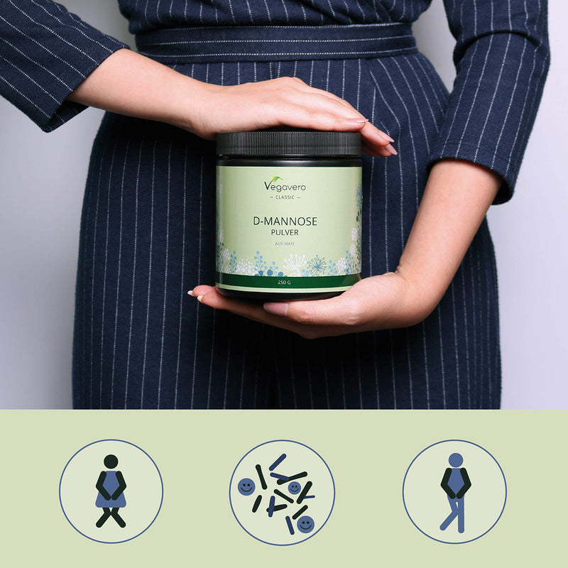 [Australia] - D-Mannose Powder Vegavero® | 250g | Pure & Natural | No Additives | Scoop Included | Sourced from Corn | Vegan 