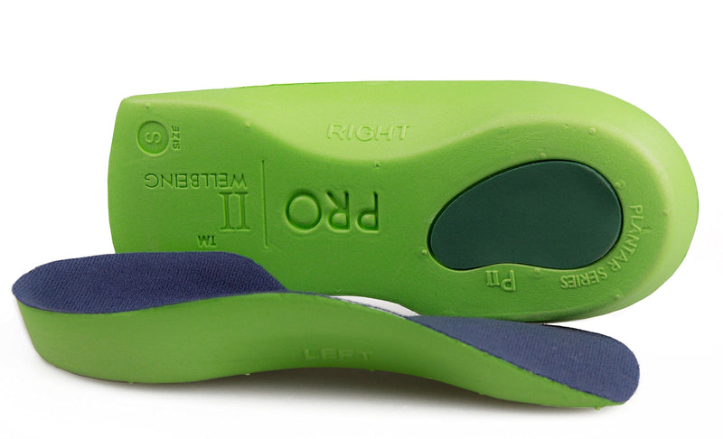 [Australia] - Pro11 wellbeing Slim fit Arch Support Orthotic Insoles for The Treatment of Plantar Fasciitis 9-10.5 Green 