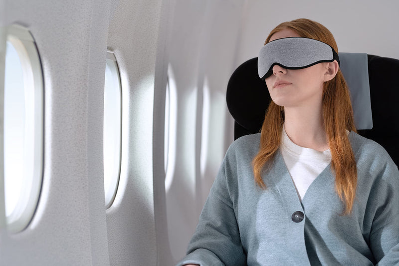 [Australia] - Ostrichpillow - Eye Mask | 3D Ergonomic mask | Adjusts to The Shape of Your face | Mask for Sleeping, Resting, Relaxing | Blocks Light for Total Darkness (Gray)) Gris 