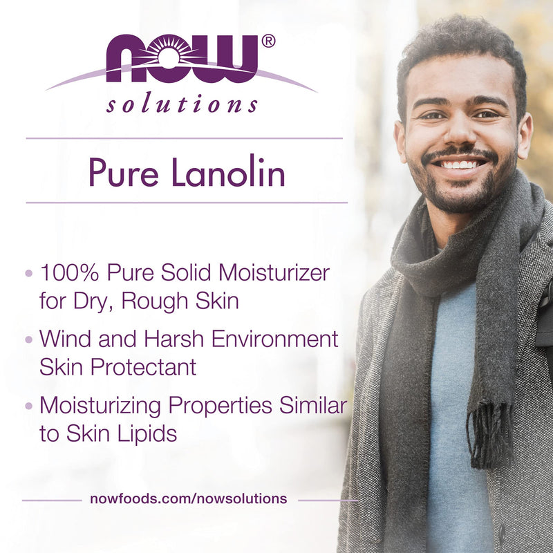 [Australia] - NOW Solutions, Pure Lanolin, Wind and Harsh Environment Skin Protectant, Thick Jelly, For Rough Dry Skin, 7-Ounce 7 Fl Oz (Pack of 1) 