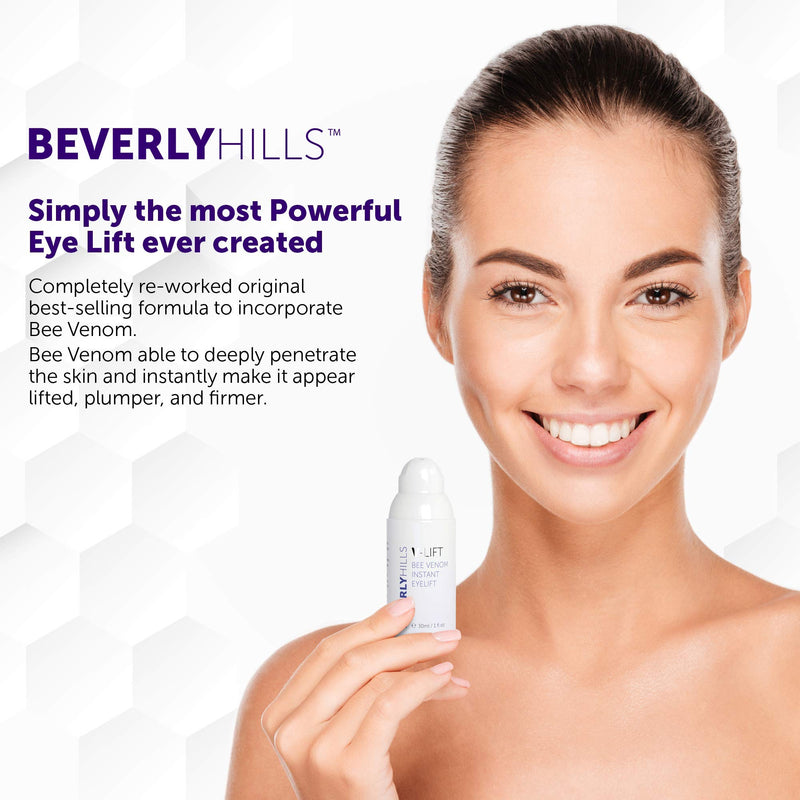 [Australia] - Beverly Hills V-Lift Instant Eye Lift and Eye Tuck Bee Venom Serum for Treating Puffy Eyes, Dark Circles, and Wrinkles 