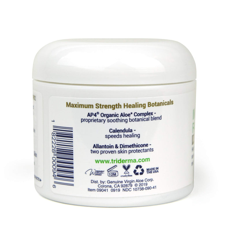[Australia] - TriDerma Intense Fast Healing Cream, Decreases Healing Time for Minor Irritations, Rashes, Wounds, Cuts, Scrapes, Value Pack of 2 - 4 Ounce Jars 