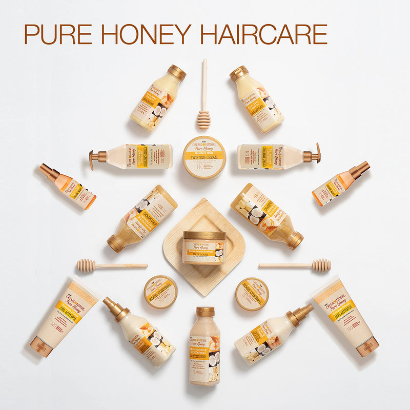 [Australia] - Curl Cream for Curly Hair by Creme of Nature, Moisture Whip Twisting Cream for Dry Dehydrated Hair with Pure Honey, 11.5 Fl Oz 