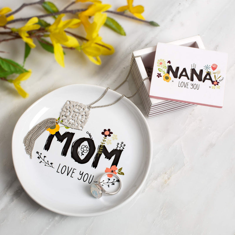 [Australia] - Pavilion Gift Company Love You Mom Jewelry Dish with Gift Packaging 