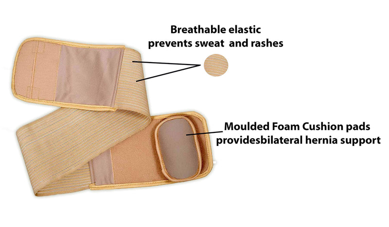 [Australia] - Wonder Care- Umbilical Hernia Support Belt Abdominal Binder for Belly Button Hernias or Navel Hernias, Hernia pain relief Brace-XL Size xl 