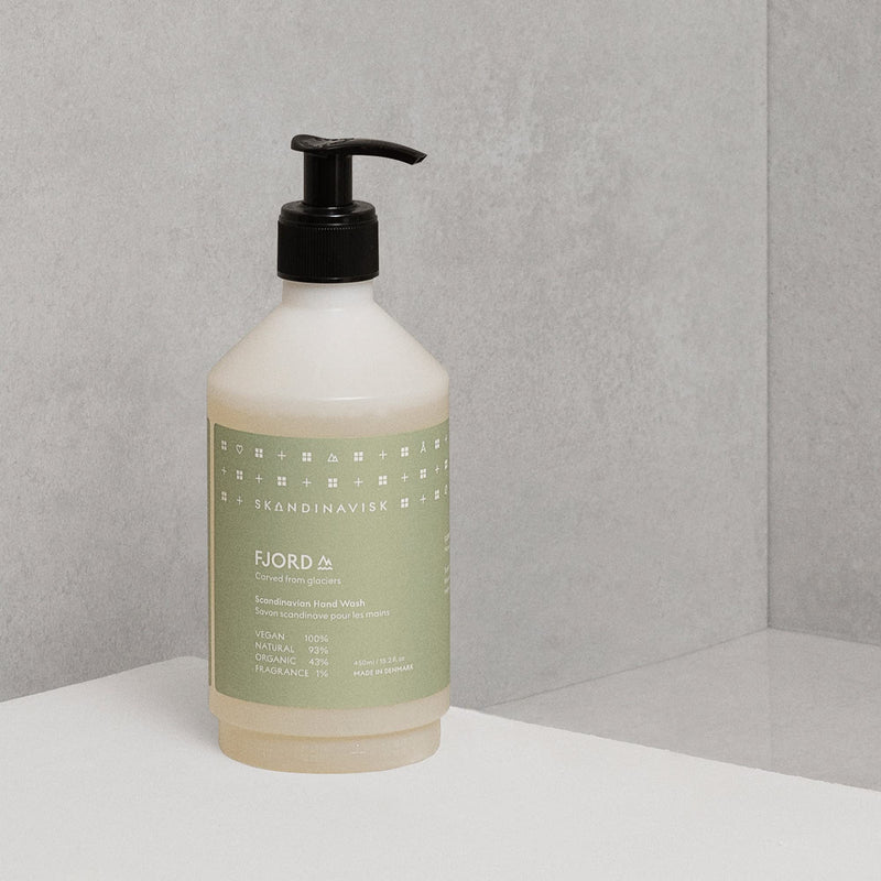 [Australia] - Skandinavisk FJORD Organic Hand Wash. Fragrance Notes: Apple and Pear Blossom, Orchard Fruits and Redcurrants. Vegan formula. 15.2 fl. oz. 