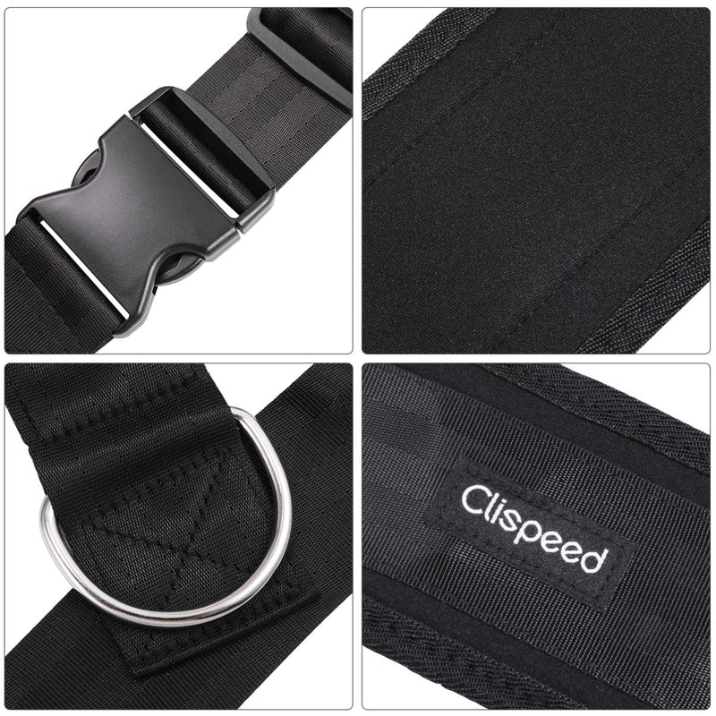 [Australia] - CLISPEED Fitness Sled Harness Workout Harness Exercise Speed Trainer with Pull Strap for Resistance Training 