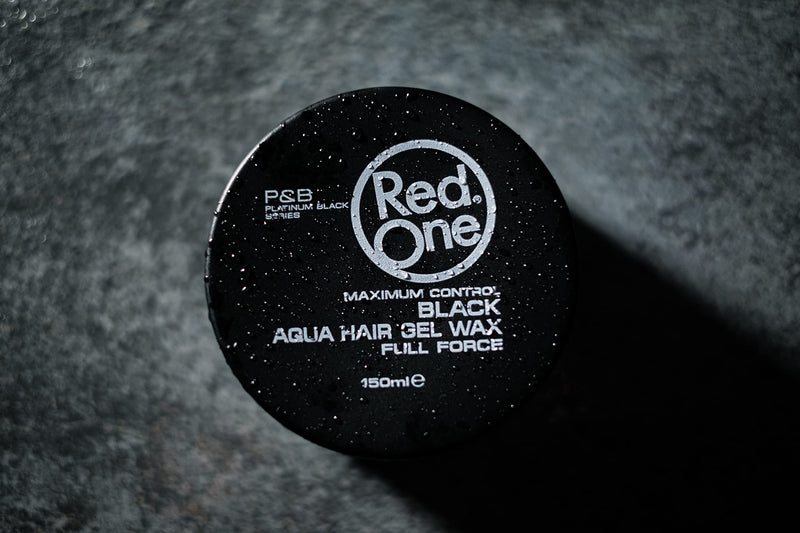 [Australia] - RedOne Hair Styling Aqua Wax Black 150 ml | Gel Wax | Lime Scent | Extra Hold | Men & Women Hair Wax | Long Lasting | Shiny Look | Maximum Control 
