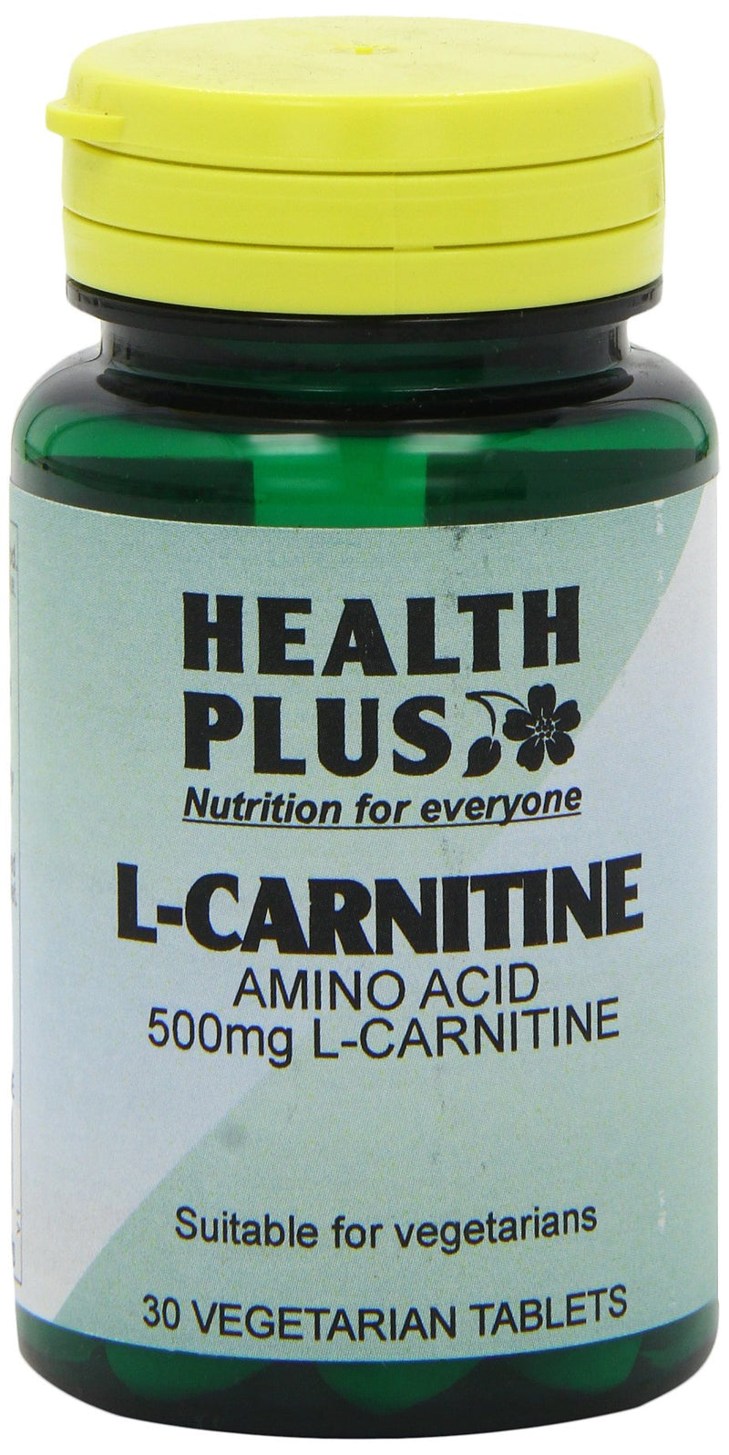 [Australia] - Health Plus L-Carnitine 500mg Energy and Weight Control Supplement - 30 Tablets 