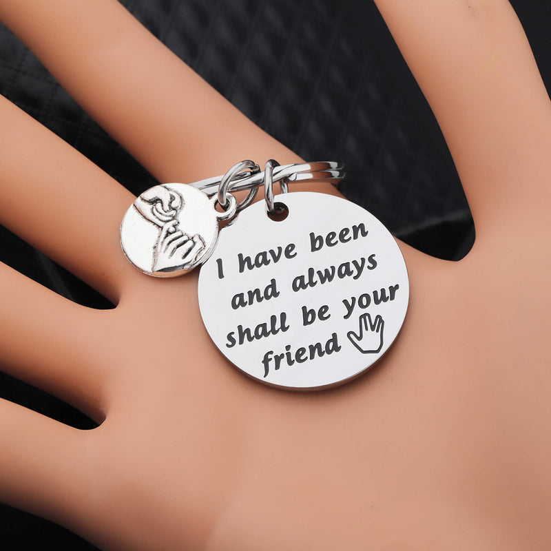 [Australia] - Lywjyb Birdgot Star Trek Inspired Friendhsip Keychain I Have Been and Always Shall Be Your Friend Star Trek Fans Gift 