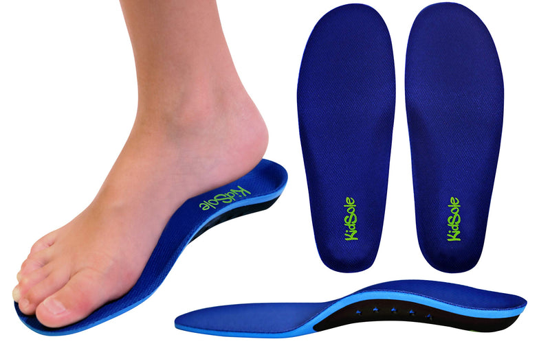 [Australia] - Children's Memory Foam Starry Shield Arch Support Insole for Comfort, Cushion & Arch Support by KidSole ((24 cm) Kids Size 2-6) (24 CM) Kids Size 2-6 